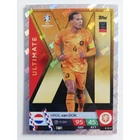 UXI2 Virgil van Dijk Ultimate XI focis kártya (Netherlands) TOPPS Match Attax Euro 2024