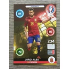 105 Jordi Alba Team Mate (Espana) focis kártya