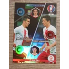 257 Arkadiusz Milik / Robert Lewandowski Double Trouble (Polska) focis kártya