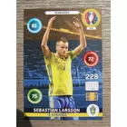 376 Sebastian Larsson Team Mate (Sverige) focis kártya