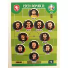 99 Line-Up FANS - Line-up focis kártya (Czech Republic) EURO 2020