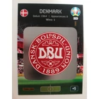 100 Team Logo FANS - Team Logo focis kártya (Denmark) EURO 2020