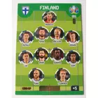 171 Line-Up FANS - Line-up focis kártya (Finland) EURO 2020