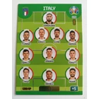 225 Line-Up FANS - Line-up focis kártya (Italy) EURO 2020