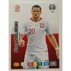 254 Piotr Zieliński CORE - Team Mate focis kártya (Poland) EURO 2020