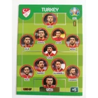 351 Line-Up FANS - Line-up focis kártya (Turkey) EURO 2020