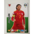 379 Joe Allen CORE - Team Mate focis kártya (Wales) EURO 2020