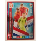 438 Jasper Cillessen / Virgil van Dijk / Matthijs de Ligt MULTIPLE - The Wall focis kártya (Netherlands) EURO 2020