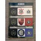 4 Corinthians, Flamengo, FC Internazionale FIFA365 logo focis kártya