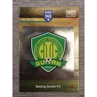 34 Beijing Guoan FC Team Logo focis kártya