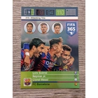 310 Luis Suárez, Neymar Jr., Lionel Messi Attacking Trio (FC Barcelona) focis kártya