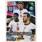 366 Raheem Sterling / Jason Sancho / Harry Kane MULTIPLE - Power Trios focis kártya (England) EURO2020 KICKOFF