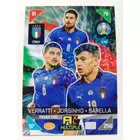370 Marco Verratti / Jorginho / Nicolo Barella MULTIPLE - Power Trios focis kártya (Italy) EURO2020 KICKOFF