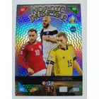 419 Teemu Pukki / Christian Eriksen / Dejan Kulusevski NORDIC EDITION - Invincible focis kártya (-) EURO2020 KICKOFF