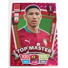 7 Achraf Hakimi RARE / Top Master focis kártya (Morocco) Qatar VB 2022