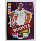 12 Mohammed Kudus WORLD / Rookie focis kártya (Ghana) Qatar VB 2022