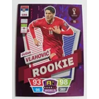 15 Dušan Vlahović WORLD / Rookie focis kártya (Serbia) Qatar VB 2022