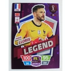 21 Hugo Lloris WORLD / Legend focis kártya (France) Qatar VB 2022