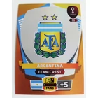 32 Team Crest FANS / Team Crest focis kártya (Argentina) Qatar VB 2022