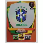 50 Team Crest FANS / Team Crest focis kártya (Brazil) Qatar VB 2022