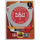 86 Team Crest FANS / Team Crest focis kártya (Denmark) Qatar VB 2022