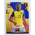 96 Moisés Caicedo CORE / Hero focis kártya (Ecuador) Qatar VB 2022