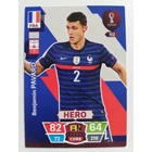 112 Benjamin Pavard CORE / Hero focis kártya (France) Qatar VB 2022