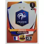 113 Team Crest FANS / Team Crest focis kártya (France) Qatar VB 2022