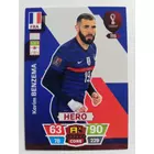 115 Karim Benzema CORE / Hero focis kártya (France) Qatar VB 2022