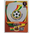 131 Team Crest FANS / Team Crest focis kártya (Ghana) Qatar VB 2022