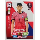 162 Heung-min Son CORE / Hero focis kártya (Korea Republic) Qatar VB 2022