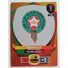 176 Team Crest FANS / Team Crest focis kártya (Morocco) Qatar VB 2022