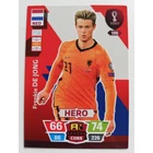 186 Frenkie de Jong CORE / Hero focis kártya (Netherlands) Qatar VB 2022