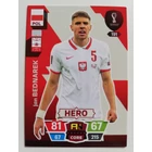 191 Jan Bednarek CORE / Hero focis kártya (Poland) Qatar VB 2022