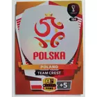 194 Team Crest FANS / Team Crest focis kártya (Poland) Qatar VB 2022