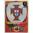 203 Team Crest FANS / Team Crest focis kártya (Portugal) Qatar VB 2022