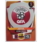 212 Team Crest FANS / Team Crest focis kártya (Qatar) Qatar VB 2022
