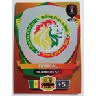 230 Team Crest FANS / Team Crest focis kártya (Senegal) Qatar VB 2022