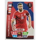 240 Sergej Milinković-Savić CORE / Hero focis kártya (Serbia) Qatar VB 2022