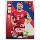 242 Dušan Tadić CORE / Hero focis kártya (Serbia) Qatar VB 2022