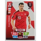 258 Granit Xhaka CORE / Hero focis kártya (Switzerland) Qatar VB 2022