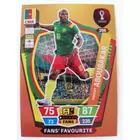 296 Vincent Aboubakar FANS / Fans’ Favourite focis kártya (Cameroon) Qatar VB 2022