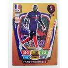 307 N’Golo Kanté FANS / Fans’ Favourite focis kártya (France) Qatar VB 2022