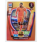 321 Georginio Wijnaldum FANS / Fans’ Favourite focis kártya (Netherlands) Qatar VB 2022
