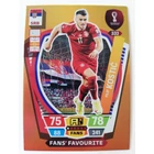 332 Filip Kostić FANS / Fans’ Favourite focis kártya (Serbia) Qatar VB 2022