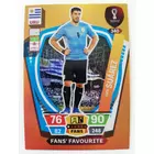 340 Luis Suárez FANS / Fans’ Favourite focis kártya (Uruguay) Qatar VB 2022