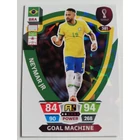 381 Neymar Jr POWER / Goal Machine focis kártya (Brazil) Qatar VB 2022