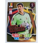 398 Thibaut Courtois GOLD / Top Keeper focis kártya (Belgium) Qatar VB 2022