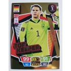 401 Manuel Neuer GOLD / Top Keeper focis kártya (Germany) Qatar VB 2022