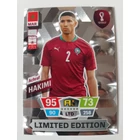 LE-AH Achraf Hakimi Limited Edition focis kártya (Morocco) Qatar VB 2022